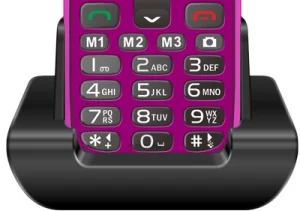 EVOLVEO EasyPhone XR, mobilní telefon pro seniory s nabíjecím stojánkem, růžový - obrázek 10