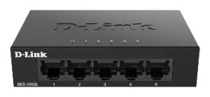 D-Link DGS-105GL Kovový 5-portový Gigabit stolní switch