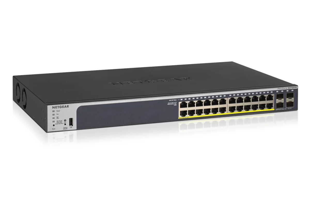 NETGEAR GS728TPP 24x GB PoE+ Smart Pro Switch