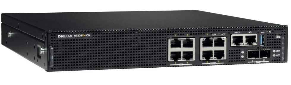 Dell N3208PX-ON switch PoE 4x1G 2x10G