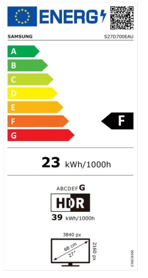Samsung ViewFinity S7/S70D/27"/IPS/4K UHD/60Hz/5ms/Black/2R - obrázek 8