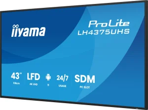 43" iiyama LH4375UHS-B2AG:IPS,4K UHD,Android,24/7 - obrázek 7