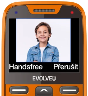 EVOLVEO EasyPhone XR, mobilní telefon pro seniory s nabíjecím stojánkem, oranžový - obrázek 9