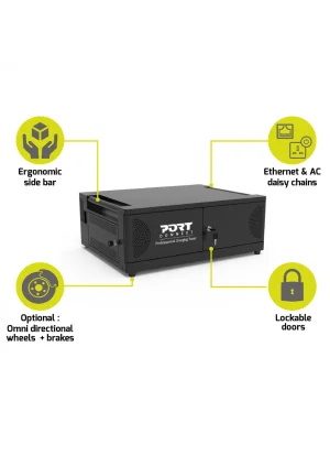 PORT CONNECT CHARGING CABINET 6 Notebooks USB-C, černý - obrázek 6