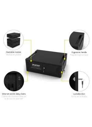 PORT CONNECT CHARGING CABINET 6 Notebooks USB-C, černý - obrázek 7