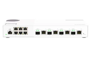 QNAP řízený switch QSW-M2106-4C (6x 2,5GbE RJ45 a 4x kombinované 10GbE SFP+ / 10GbE RJ-45)