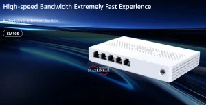 Tenda SM105 - 5x Multi-Gigabit 2.5G Ethernet Switch, 100/1000/2500 Mb/s, 25Gb/s, fanless - obrázek 4