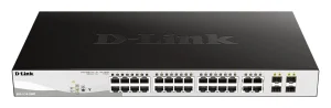 D-Link DGS-1210-28MP Smart+ PoE, 24x GbE, 370W
