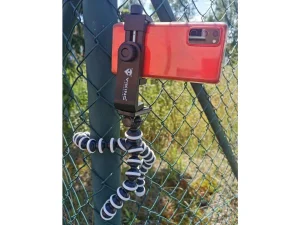 Cestovní stativ VIKING Tripod 4D/délka 25,5cm/pružná,odolná guma/max. zátěž 2kg/upínací šroub 1/4" - obrázek 4