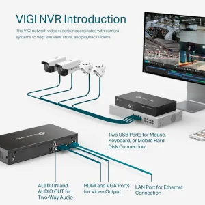 TP-LINK VIGI NVR1008H 8 kanálů síťový záznamník - obrázek 3