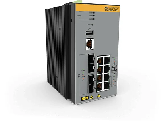 Allied Telesis AT-IE340-12GT-80 switch 8x10/100 2xSFP