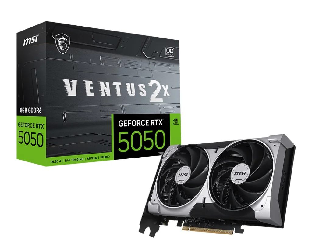MSI GeForce RTX 5050 VENTUS 2X/OC 8GB GDDR6
