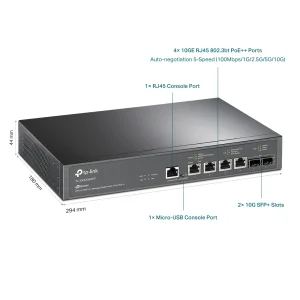 TP-Link TL-SX3206HPP 10G switch s POE++ - obrázek 2