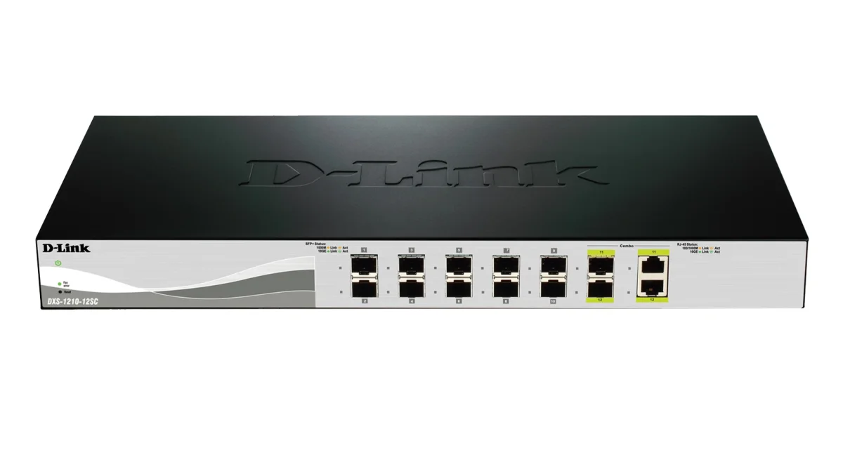 D-Link DXS-1210-12SC Smart Managed Switch 10GbE