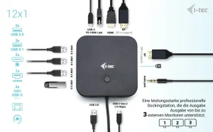 i-tec USB-C dokovací stanice HDMI + Dual DP - obrázek 11