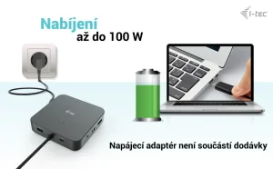 i-tec USB-C dokovací stanice HDMI + Dual DP - obrázek 14