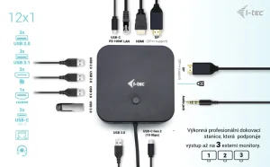 i-tec USB-C dokovací stanice HDMI/DP 100W - obrázek 12