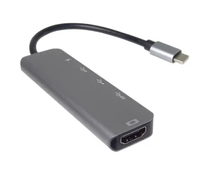 PremiumCord USB-C na HDMI + USB3.0 + 2x USB2.0 + PD(power delivery) adaptér - obrázek 5