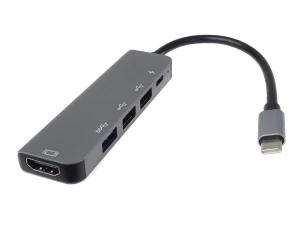 PremiumCord USB-C na HDMI + USB3.0 + 2x USB2.0 + PD(power delivery) adaptér - obrázek 6