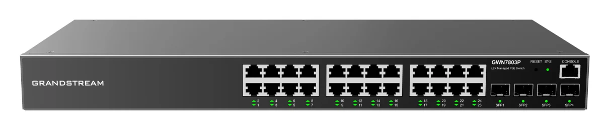 Grandstream GWN7803P L2+ Managed PoE Switch 24x 1Gb
