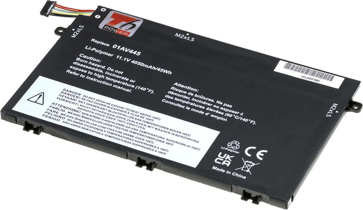 Baterie Lenovo ThinkPad E480/E490/E580/E590 45Wh (T6 Power)