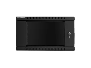 Nástěnný rack 19'' 6U 600X450mm černý flat pack - obrázek 3