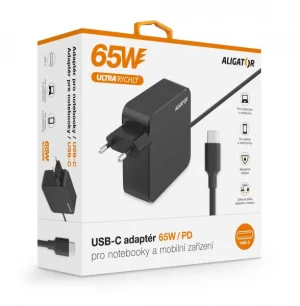 Aligator napájecí adaptér USB-C 65W Power Delivery - obrázek 3
