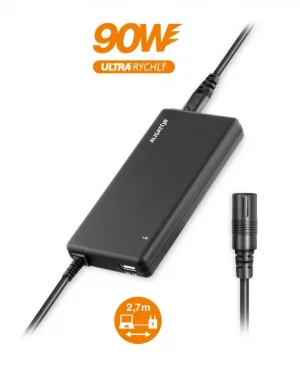 ALIGATOR univerzální napájecí adaptér 90W s 16 konektory a USB - obrázek 6