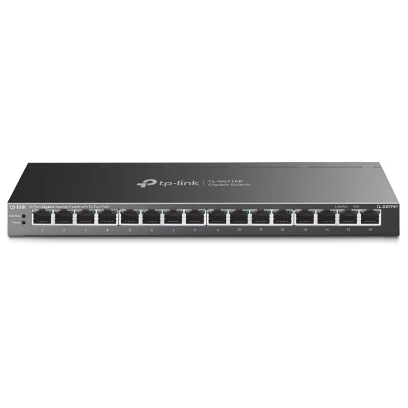 TP-Link TL-SG116P 16xGb POE+ desktop switch