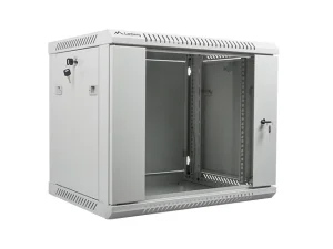 Nástěnný rack 19'' 9U 600X450mm šedý flat pack - obrázek 2