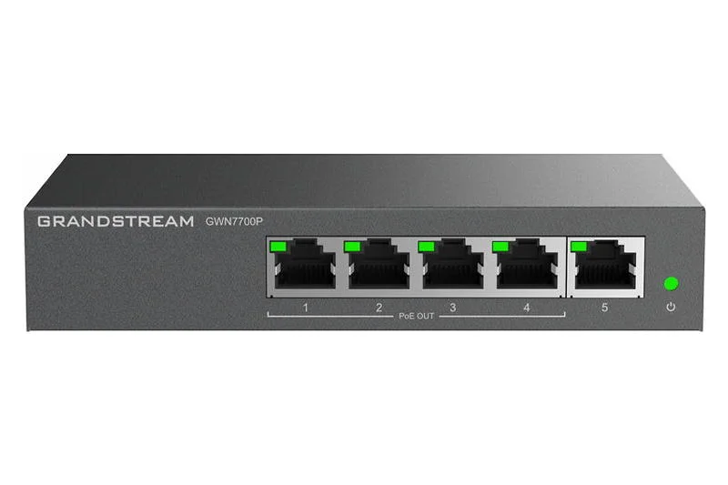 GRANDSTREAM GWN7700P síťový switch 5 portů PoE