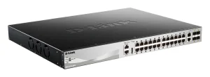 D-Link DGS-3130-30PS L3 switch 24x GbE PoE+, 2x 10G - obrázek 3