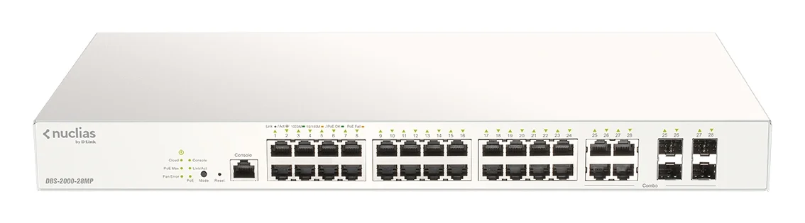 D-Link DBS-2000-28MP 28xGb PoE+ Smart Switch