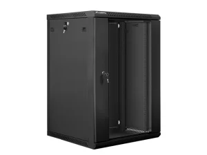 Nástěnný rack 19'' 18U 600X600mm černý flat pack - obrázek 4