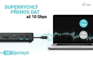 i-tec USB-C dokovací stanice Triple 4K Gen2 Pro 100W - obrázek 4