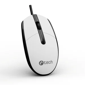 Myš C-TECH WM-10, černobílá, USB - obrázek 4
