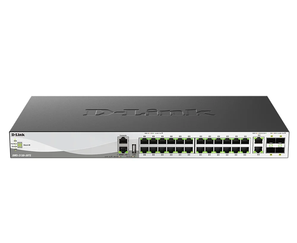 D-Link DMS-3130-30TS/E L3 switch 24x 2,5G, 2x 10G