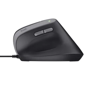 Trust Bayo II/Vertikální/Optická/Pro praváky/2 400 DPI/Drátová USB/Černá - obrázek 2