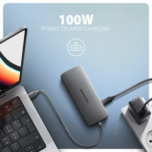 AXAGON HMC-8HLSA USB hub, HDMI 4K, Ethernet, SD, PD - obrázek 8