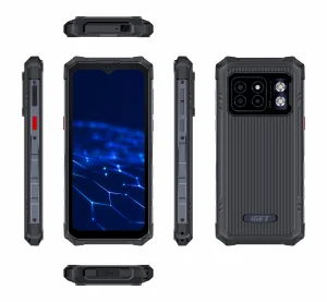 IGET STAR T2 Android 8GB Black - odolný mobilní telefon - obrázek 3