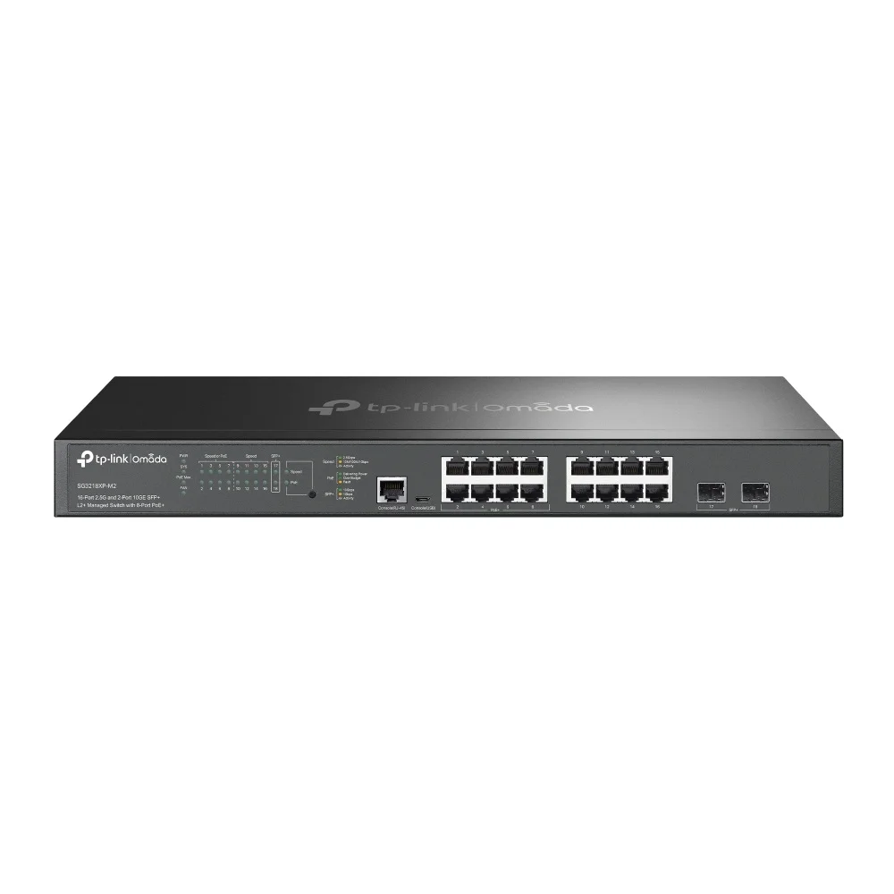 TP-Link SG3218XP-M2 16x2.5G 2xSFP+ L2+8xPOE+ Omada switch
