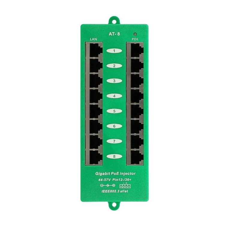 POE-PAN8-GBATF 802.3af/at GB stíněný 8port Poe