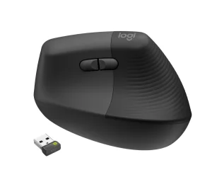 LOGITECH Lift For Business/Ergonomická/Optická/Pro praváky/4 000 DPI/USB+BT/Grafitová - obrázek 7