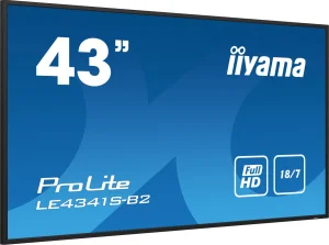 43" iiyama LE4341S-B2: IPS,FHD,3xHDMI,LAN,USB - obrázek 2