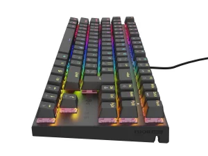 Genesis tichá herní klávesnice THOR 303/TKL/RGB/Outemu Peach/Drátová USB/CZ-SK layout/Černá - obrázek 7