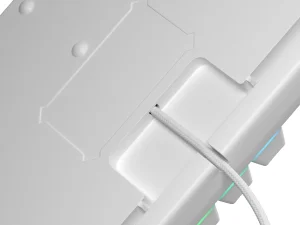 Genesis tichá herní klávesnice THOR 303/TKL/RGB/Outemu Peach Silent/Drátová USB/US layout/Bílá - obrázek 4