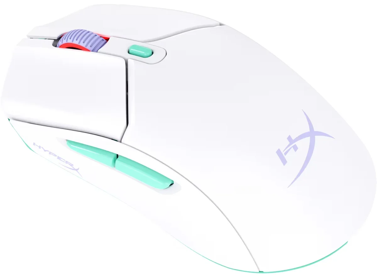 HyperX Pulsefire Haste 2 Core/Herní/Optická/12 000 DPI/USB+BT/Bílá