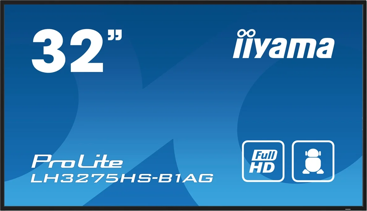 32" iiyama LH3275HS-B1AG: IPS,FHD,Android,24/7