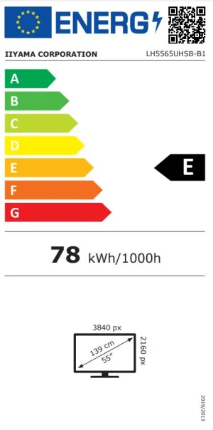 55" iiyama LH5565UHSB-B1: IPS,4K UHD,Android,24/7 - obrázek 11