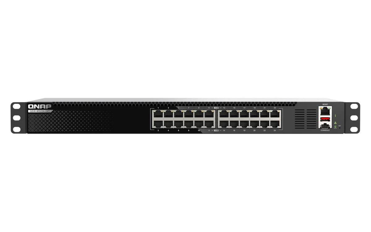 QNAP QSW-M3224-24T switch 24x 10GbE L3 Lite